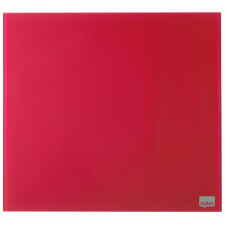 NOBO Home Tablica szklana czerwona 45x45cm