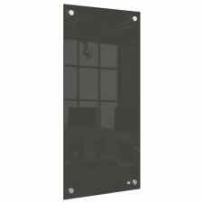 NOBO Home Tablica podłużna szklana czarna 300x600mm