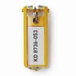 DURABLE Key clip Zawieszki do kluczy 6 szt. żółte