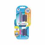 PAPER MATE® My first Refillable Fun Barrel Design Pióro wieczne z niebieskim atramentem + 6 wkładów