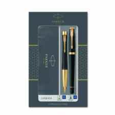 PARKER Urban Duo Matte black GT Zestaw prezentowy długopis + pióro wieczne