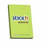 HOPAX Stick'n Neon notes Karteczki samoprzylepne zielone