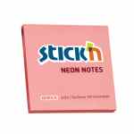 HOPAX Stick'n Neon notes Karteczki samoprzylepne różowe