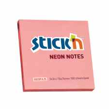HOPAX Stick’n Neon notes Karteczki samoprzylepne różowe