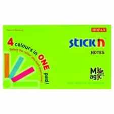 HOPAX Stick’n Magic pad Karteczki samoprzylepne neonowe