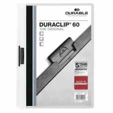 DURABLE Duraclip® Skoroszyt zaciskowy A4 biały