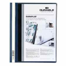 DURABLE Duraplus® Skoroszyt prezentacyjny A4+ granatowy