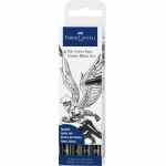FABER-CASTELL Pitt artist pen The Famazings - Son Zestaw artystycznych pisaków 4 szt.