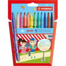 STABILO Power Flamastry w etui kartonowym 12 szt.