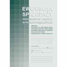 Ewidencja sprzedaży zwolnionych z akcyzy wyrobów węglowych