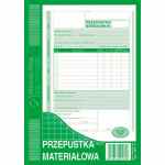 Przepustka materiałowa