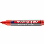 EDDING Marker permanentny ze ściętą końcówką 1 - 5 mm czerwony