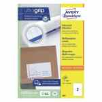 AVERY UltraGrip Etykiety samoprzylepne - białe 97 x 42,3 mm 100 arkuszy 1200 etykiet