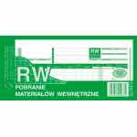 RW pobranie materiałów wewnętrzne