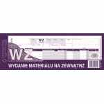 WZ wydanie materiałów na zewnątrz