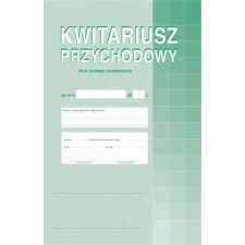 Kwitariusz przychodowy (numerowany)