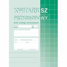 Kwitariusz przychodowy (numerowany)