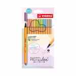 STABILO Point 88 Zestaw pastelowych cienkopisów 12 kolorów