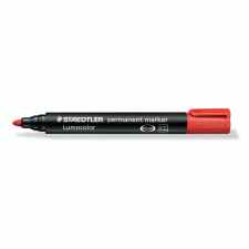 STAEDTLER Lumocolor Marker wodoodporny okrągły czerwony