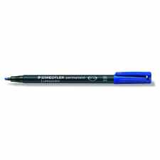 STAEDTLER Lumocolor Foliopis wodoodporny B niebieski