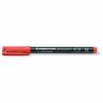 STAEDTLER Lumocolor Foliopis wodoodporny M czerwony