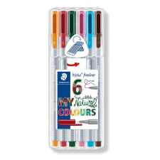 STAEDTLER Cienkopis triplus trójkątny 0,3mm 6 kolorów