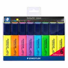 STAEDTLER Textsurfer classic Zestaw zakreślaczy 6 kolorów + 2 gratisowe