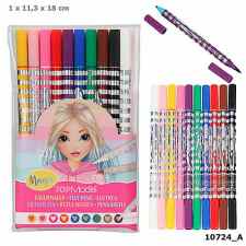 TOP MODEL Zestaw magicznych dwustronnych flamastrów 10 kolorów