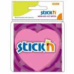 HOPAX Stick'n Notes samoprzylepny różowy - serce