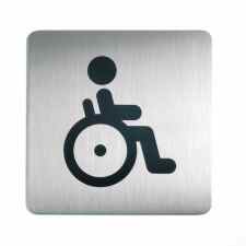 DURABLE Picto piktogram ”WC dla osób niepełnosprawnych” 150×150 mm