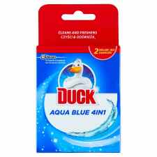 DUCK Aqua Blue 4w1 Wkłady do zawieszki do toalet 2 x 40g