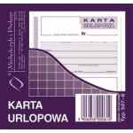 Karta urlopowa