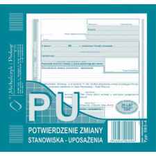 PU potwierdzenie zmiany stanowiska – uposażenia
