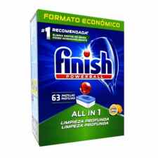 FINISH Powerball All in 1 Tabletki do zmywarek z nutą cytryny 63 szt.
