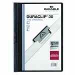 DURABLE Duraclip® Original 30 Skoroszyt zaciskowy A4 czarny