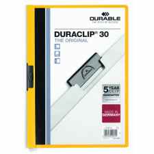 DURABLE Duraclip® Original 30 Skoroszyt zaciskowy A4 żółty