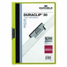 DURABLE Duraclip® Original 30 Skoroszyt zaciskowy A4 zielony