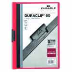 DURABLE Duraclip® Original 60 Skoroszyt zaciskowy A4 czerwony