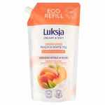 LUKSJA Creamy & Soft Mydło w płynie 900ml Brzoskwinia i biała herbata