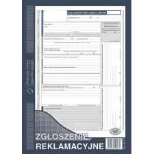 Zgłoszenie reklamacyjne