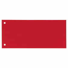 ESSELTE Przekładki 1/3 A4 czerwone 100 sztuk