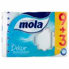 MOLA Blue Dekor Papier toaletowy 12 rolek