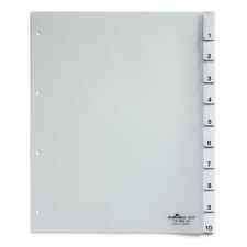 DURABLE Przekładki 10 części zgrzane indeksy A4+