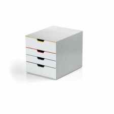 DURABLE Varicolor® Pojemnik z 4 szufladami biały