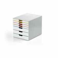 DURABLE Varicolor® Pojemnik z 7 szufladami biały