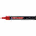 Marker EDDING lakierowy okrągła końcówka 2-3 mm czerwony