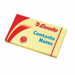 ESSELTE Contacta Bloczek samoprzylepny 75 x 125 mm żółty