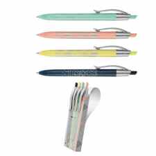 MILAN Silver Zestaw długopisów 4szt.