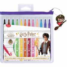MAPED Harry Potter Flamastry w etui na suwak 12 kolorów