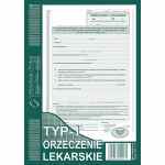 Zaświadczenie lekarskie Typ-1